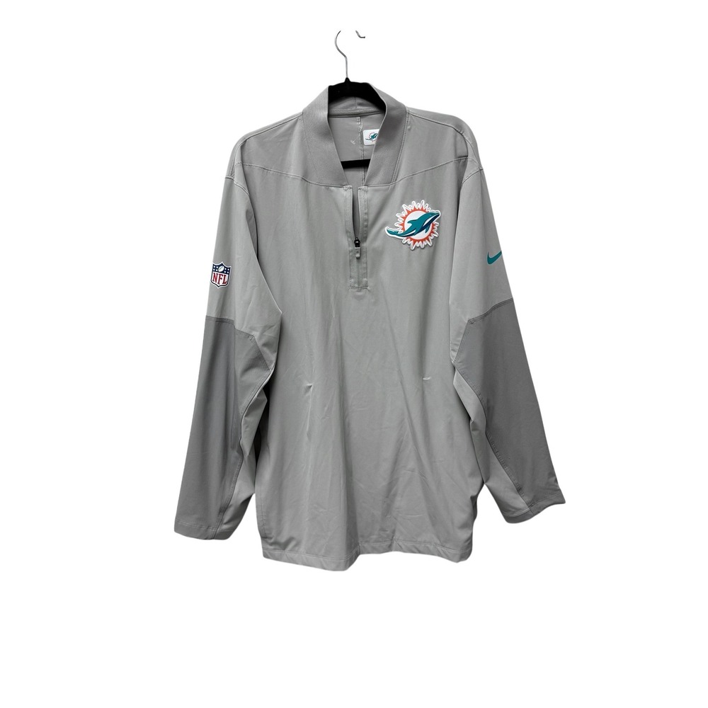 Nike Miami Dolphins‎ NFL Sideline Jacket Mens XL Player issue Ryan Crow